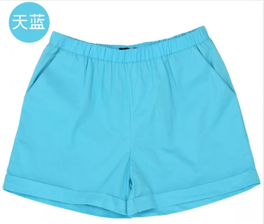 Women's Pink Cotton Shorts Super Hot Summer Loose Casual