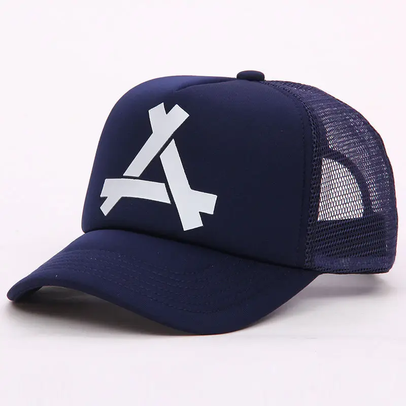 American Street Fashion Letter A Mesh Cap for Men Women Summer Sunscreen - Image 5