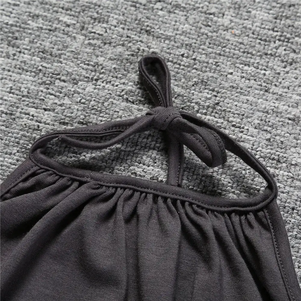 Girls Harem Pants Black Elastic Waist Casual Fit - Image 7