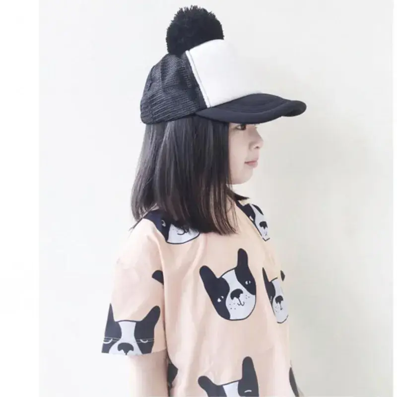 2025 Spring Dog Milk Home Kids Suit Beige Cat Print - Image 5