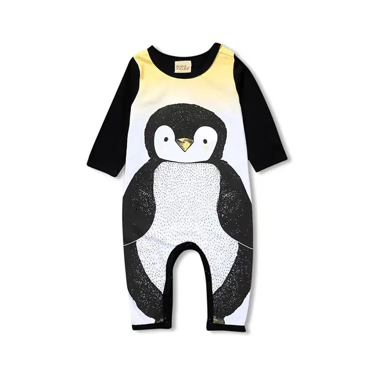Baby Bear Print Long Sleeve Romper for Boys Girls - Image 7