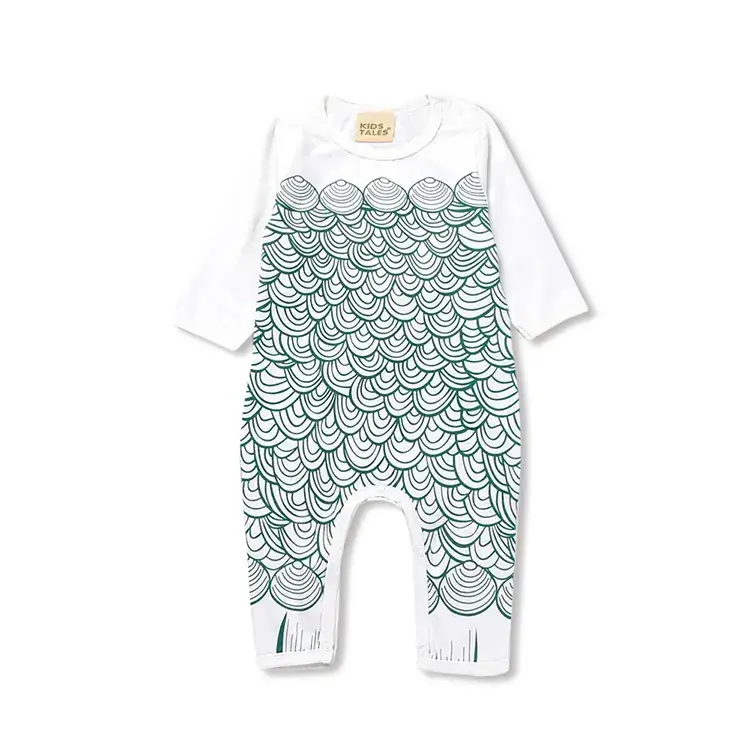 Baby Bear Print Long Sleeve Romper for Boys Girls - Image 2