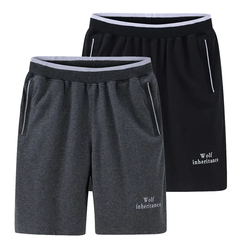 Men Navy Blue Pure Cotton Casual Shorts Large - Image 9