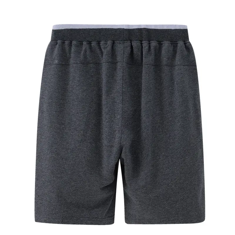 Men Navy Blue Pure Cotton Casual Shorts Large - Image 10