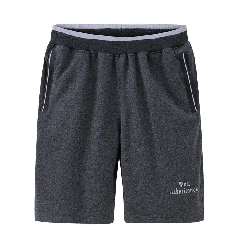 Men Navy Blue Pure Cotton Casual Shorts Large - Image 4