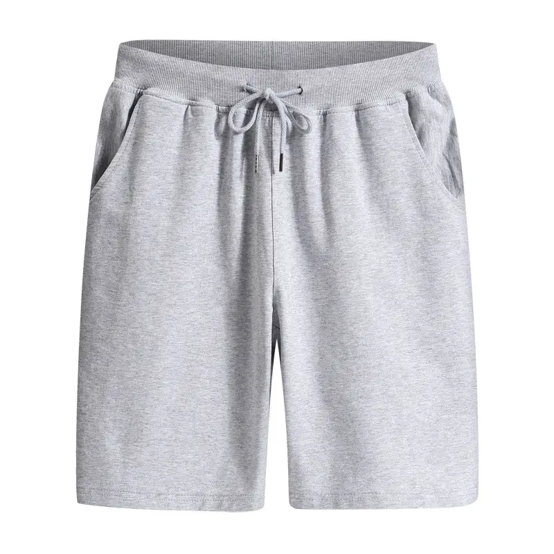 Men Navy Blue Pure Cotton Casual Shorts Large - Image 7