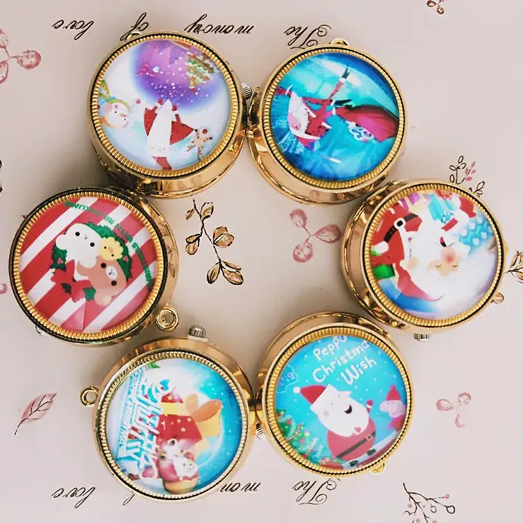 Gold Time Gyro Pocket Watch with Chain Strap - Image 4