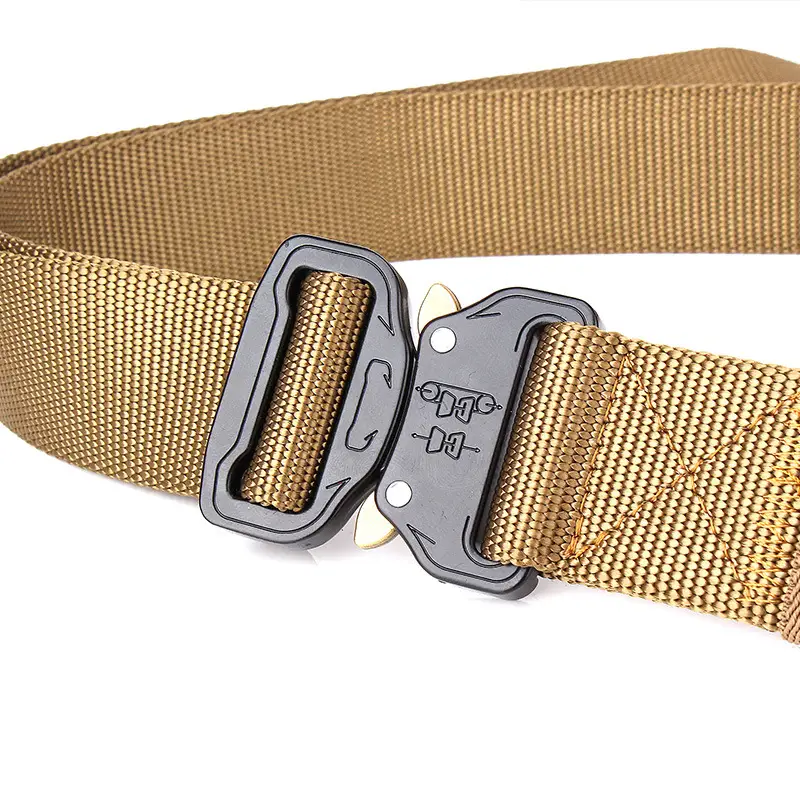Gold Mesh Safety Belt with Quick Release Buckle - Image 2