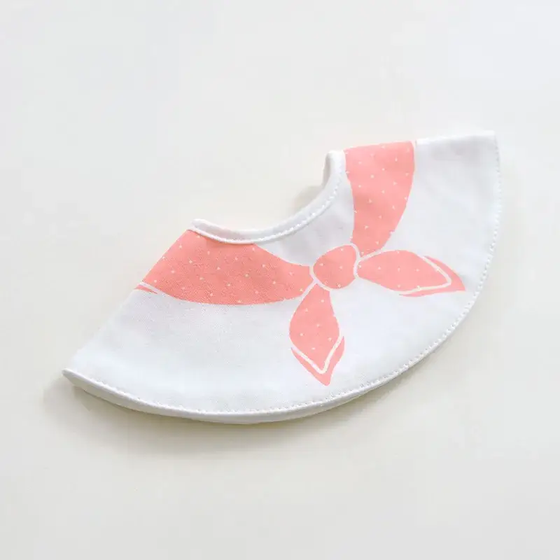 Cotton Floral Baby Bib with 360 Rotation - Image 11