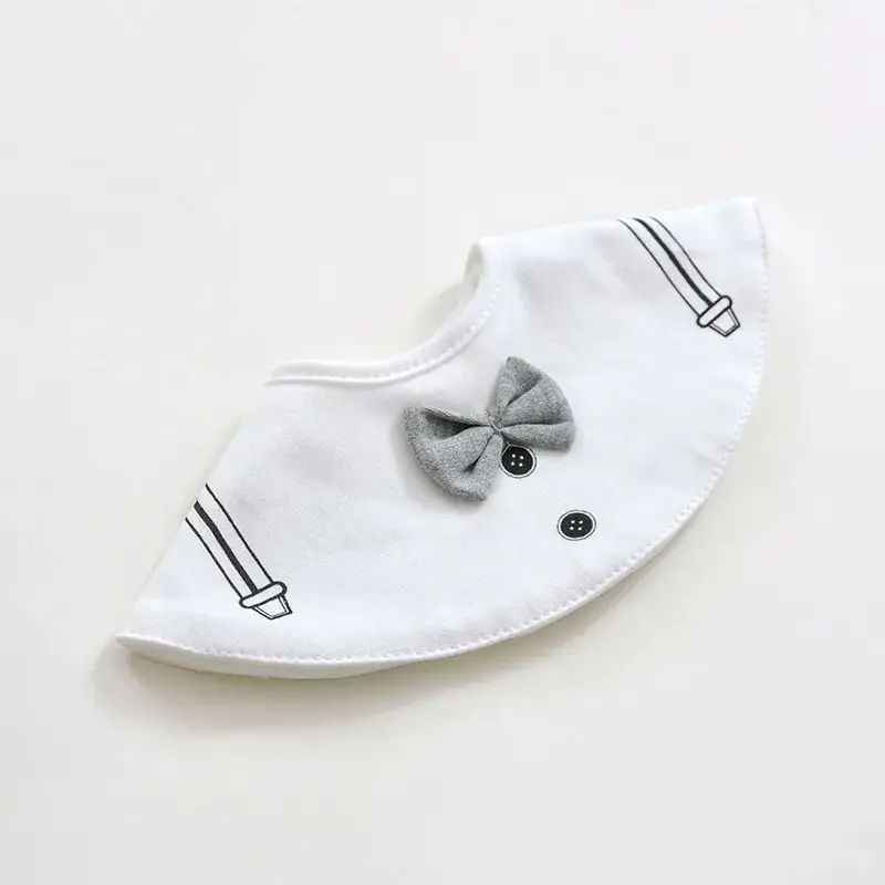 Cotton Floral Baby Bib with 360 Rotation - Image 15