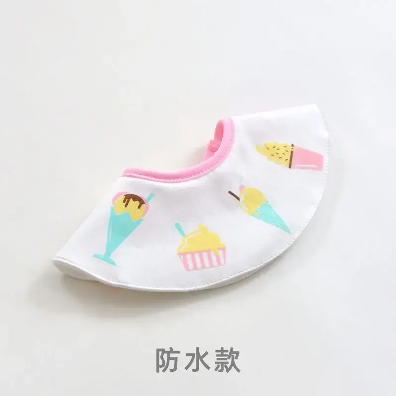 Cotton Floral Baby Bib with 360 Rotation - Image 20