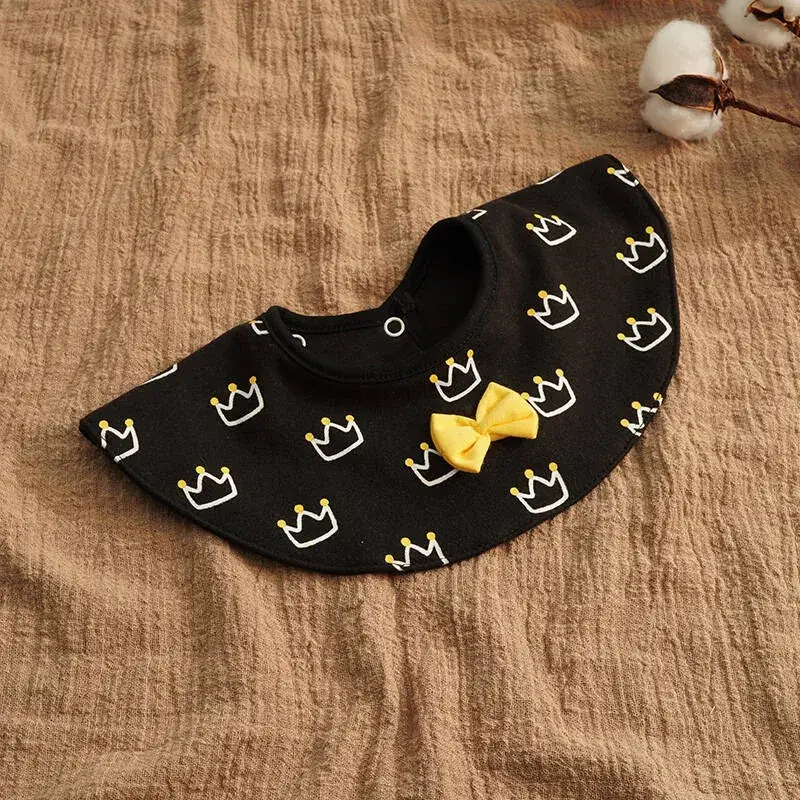 Cotton Floral Baby Bib with 360 Rotation - Image 29
