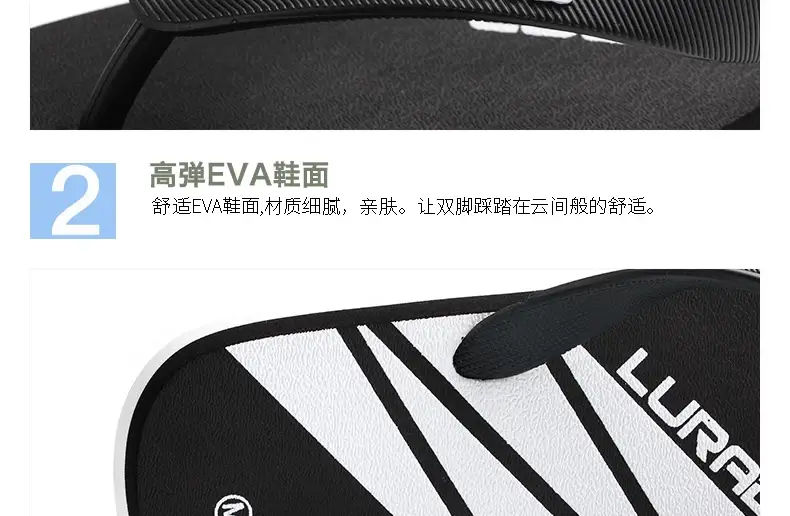 Men's Black Striped Flip Flops Summer Sandals — feature 8
