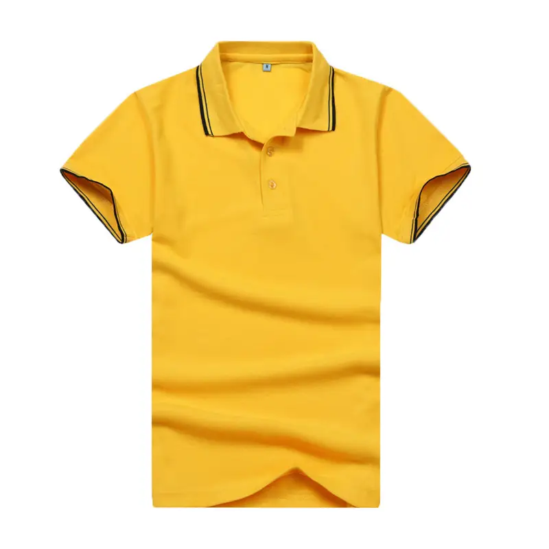 Men White Polo Shirt with Black Trim & Logo - Image 3