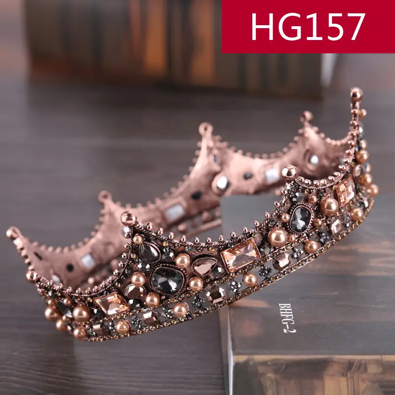 White Rose Crown Tiara for Bridal & Photo Wear