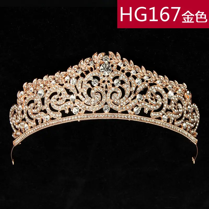 White Rose Crown Tiara for Bridal & Photo Wear
