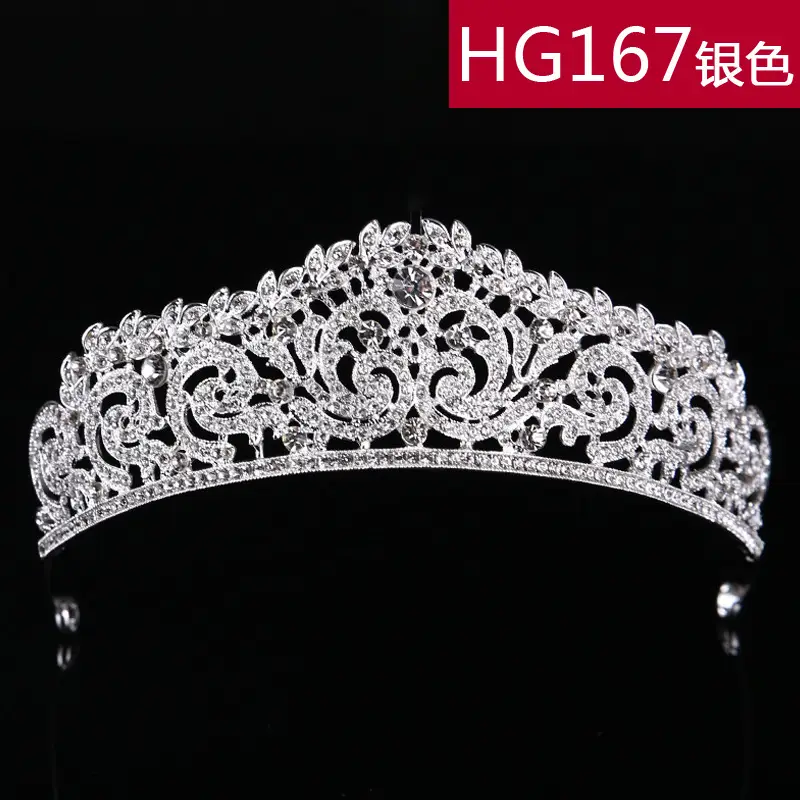 White Rose Crown Tiara for Bridal & Photo Wear