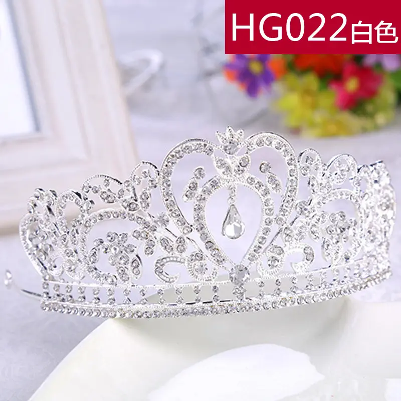 White Rose Crown Tiara for Bridal & Photo Wear