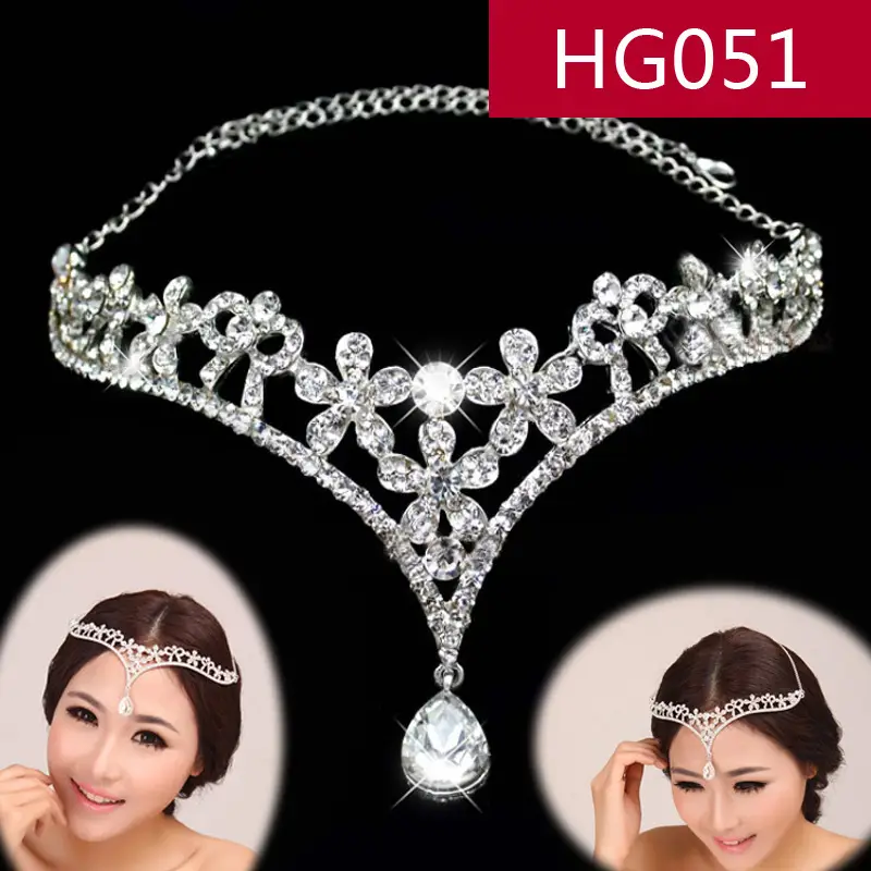 White Rose Crown Tiara for Bridal & Photo Wear