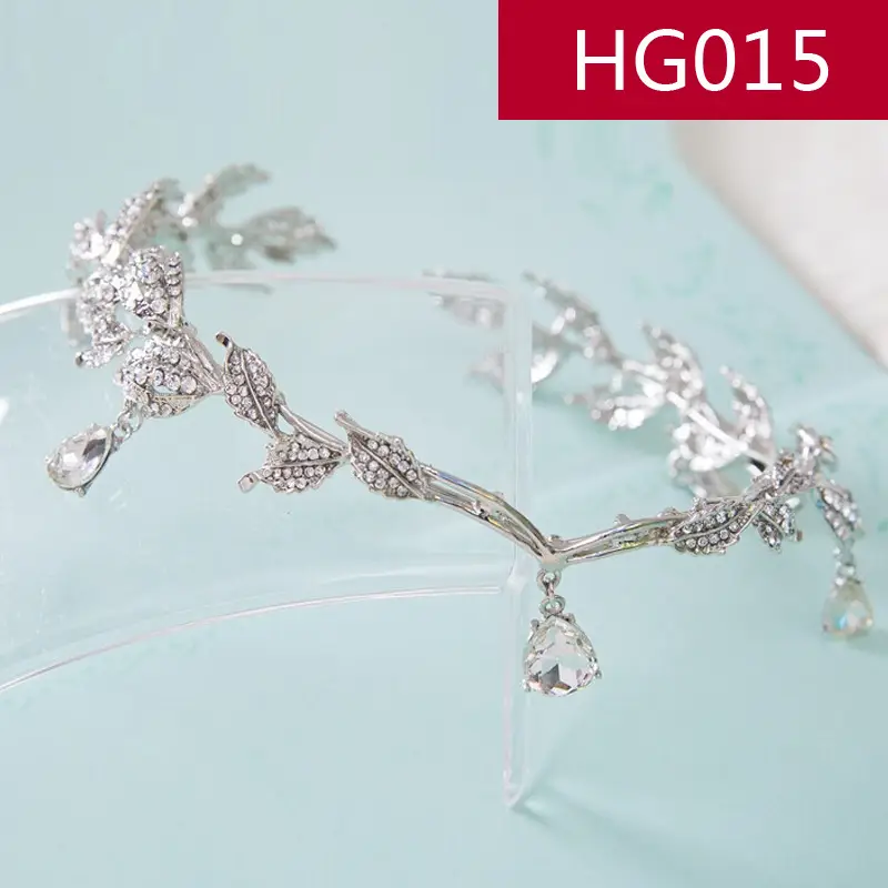 White Rose Crown Tiara for Bridal & Photo Wear