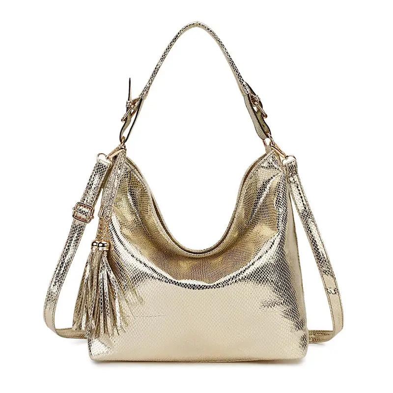 Red Snake Pattern Women's Shoulder Bag 30x31x15cm - Image 3