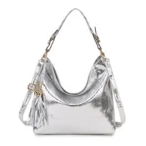 Red Snake Pattern Women's Shoulder Bag 30x31x15cm - Image 4