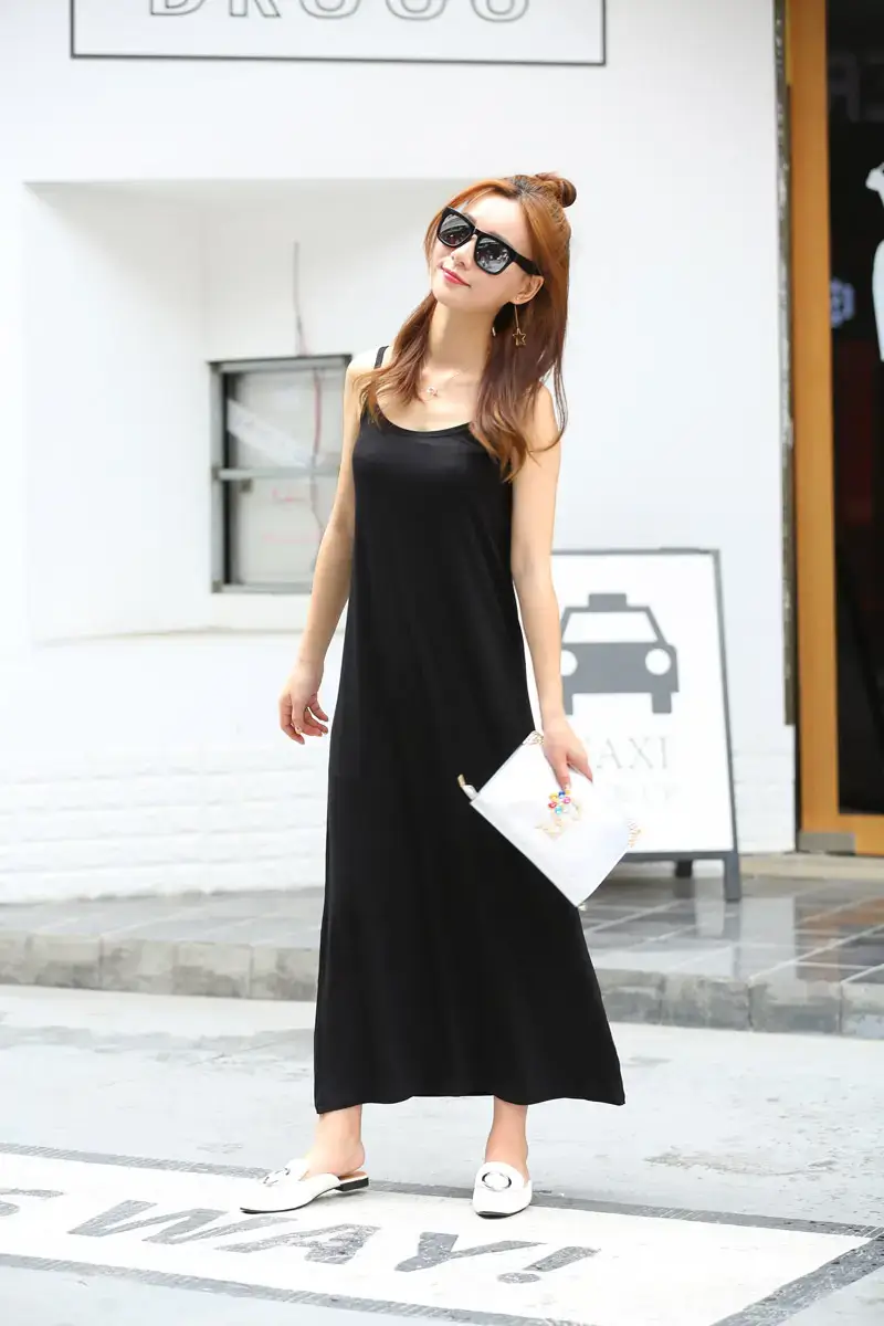 Women's Long Grey Base Skirt Ankle Length - Image 6