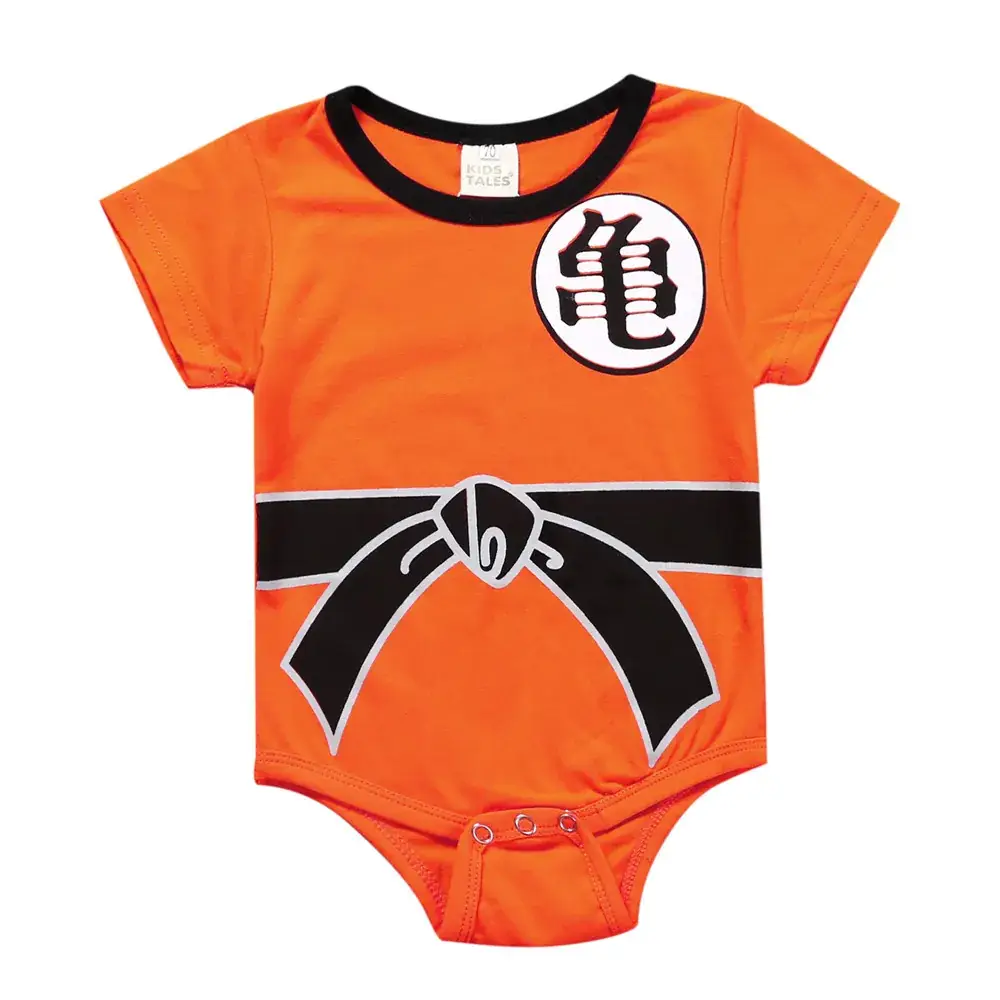 Orange Sun Wukong Baby Shorts Set for Boys Girls - Image 5