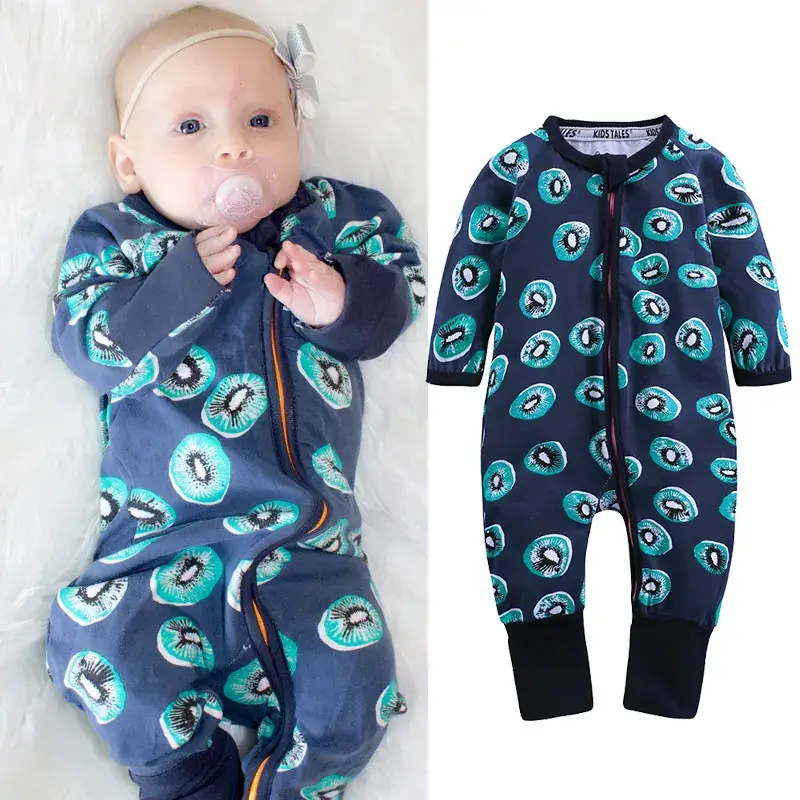 Pink Star Print New Baby Jumpsuit Cotton Romper