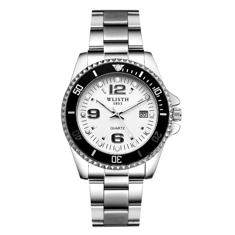 Swiss Quartz Men's Waterproof Sports Watch Black Dial - Image 9