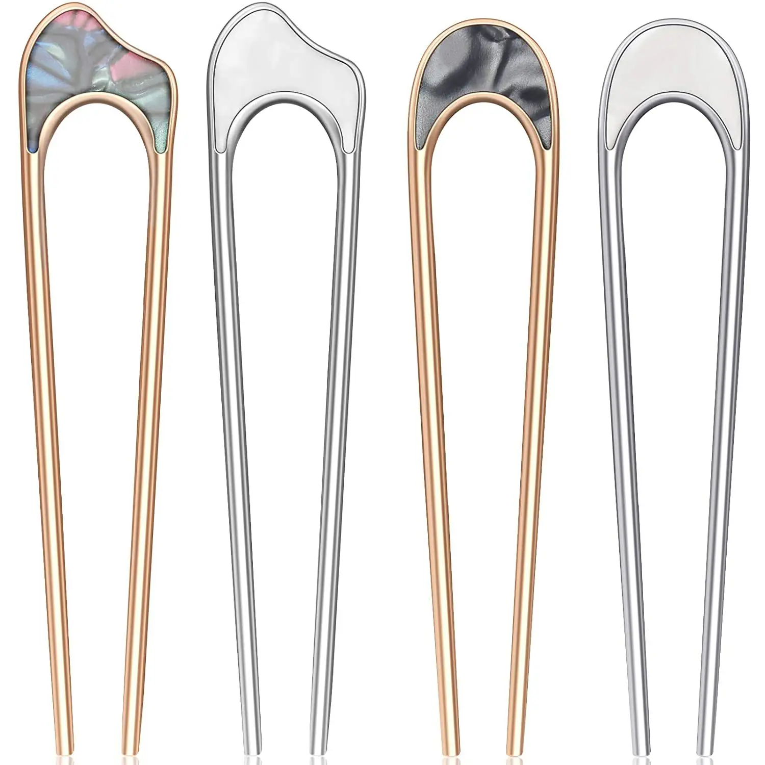 Alloy U-Shaped Hairpin for Women - Image 9