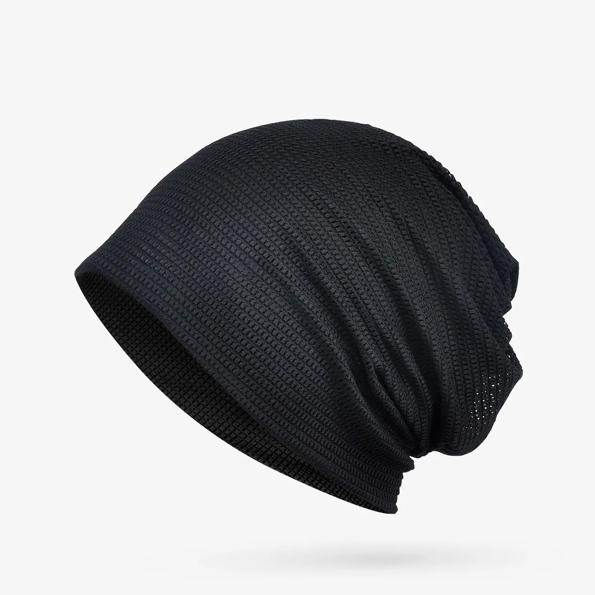 Men & Women Brimless Mesh Hat Navy Blue — feature 6