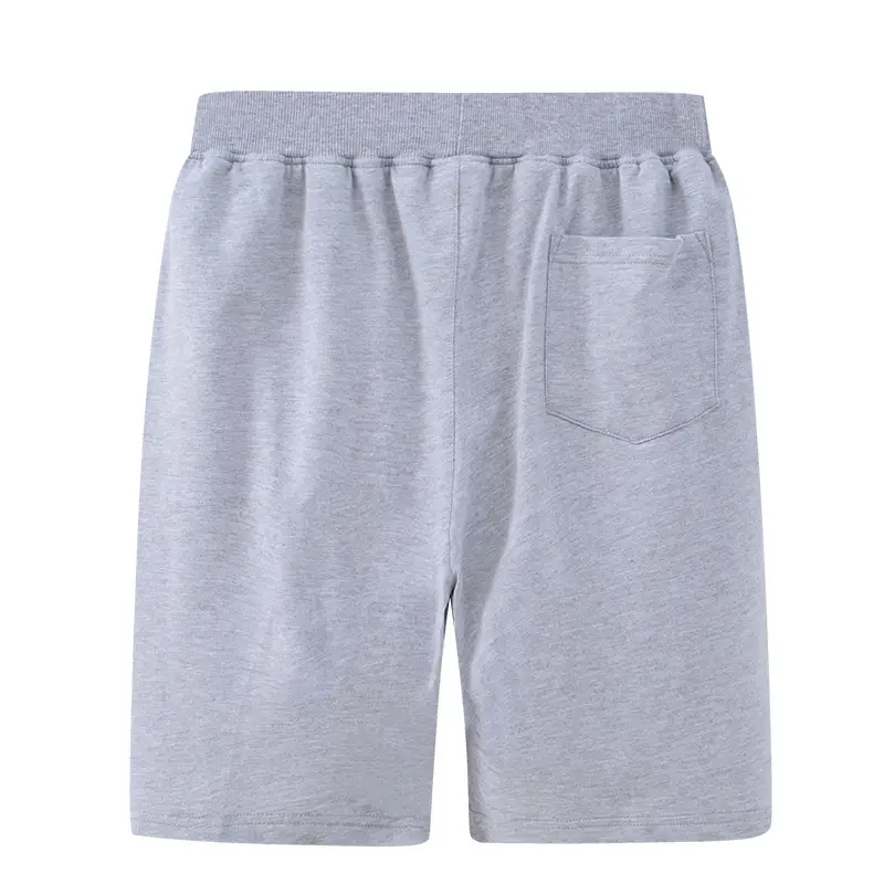 Men Cotton Knitted Shorts Grey Large Wolf Inheritance - Image 6
