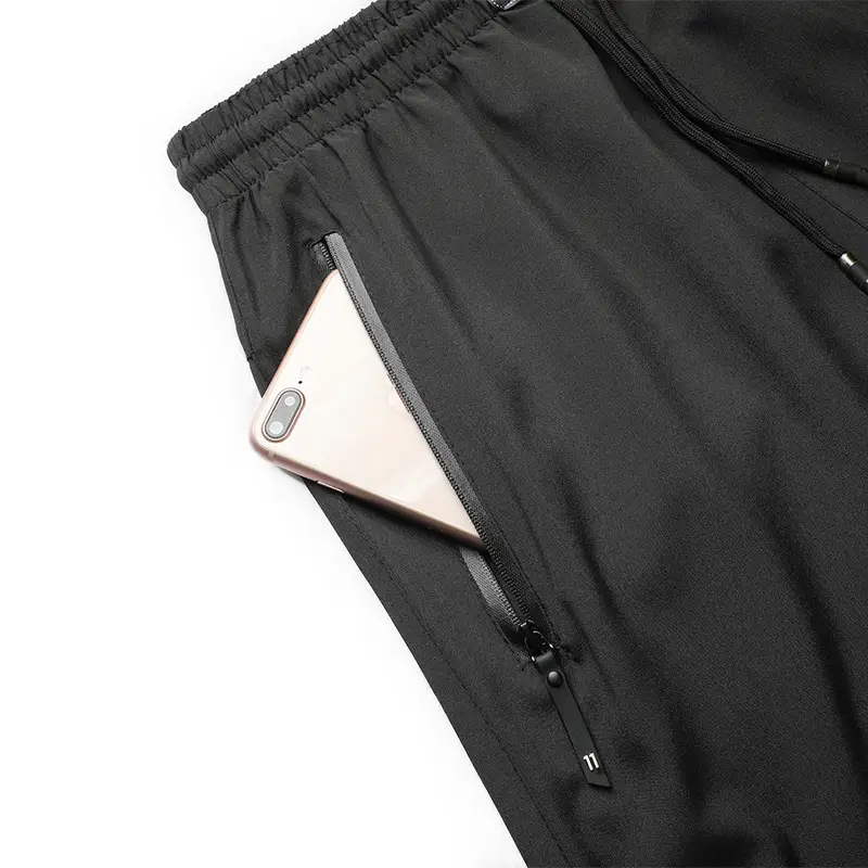 Men's Black Korean Style Summer Shorts Large - Image 14