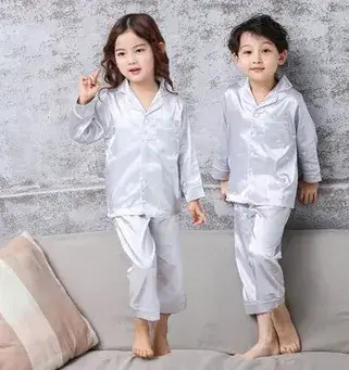 Korean Girls Pajamas Ice Silk Summer Set - Image 9