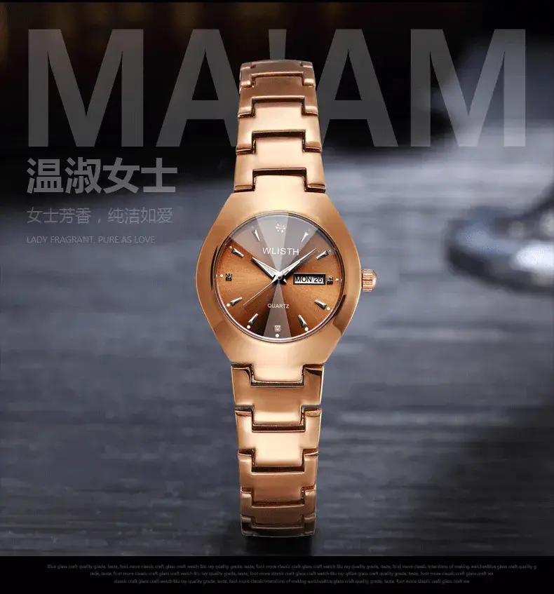 Women's Luminous Quartz Steel Band Watch - Image 2