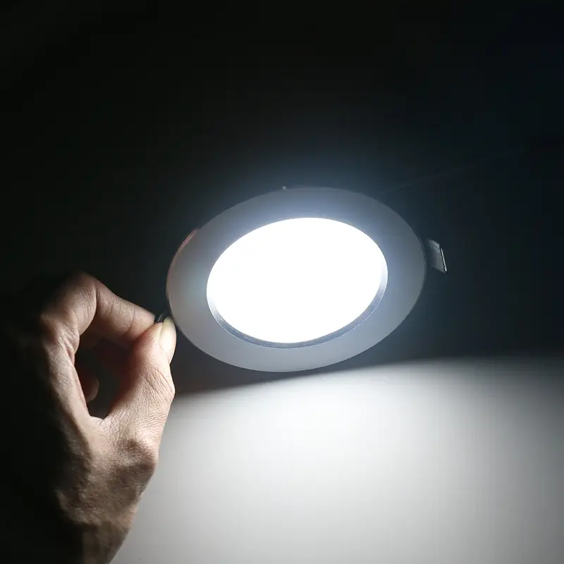 8cm Stepless LED Ceiling Lamp 2.5" Remote Control