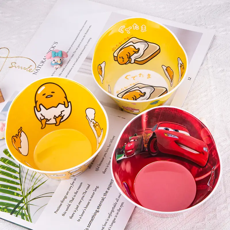 Hello Kitty Melamine Dog Feeding Bowl Pink Cartoon - Image 22