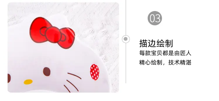Hello Kitty Melamine Dog Feeding Bowl Pink Cartoon — feature 8