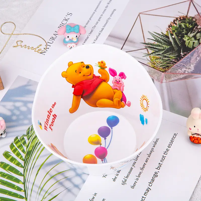 Hello Kitty Melamine Dog Feeding Bowl Pink Cartoon - Image 14
