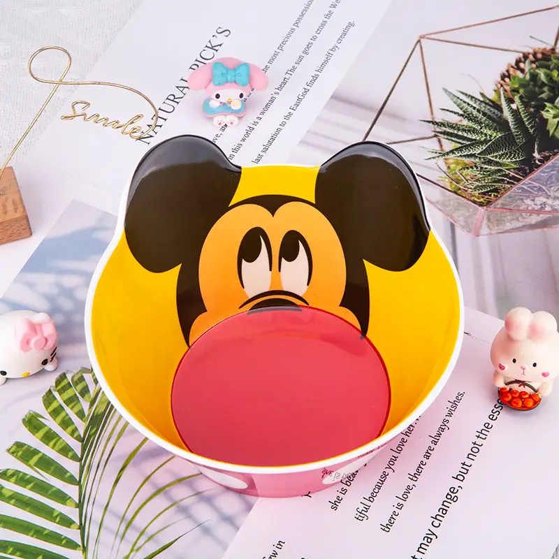 Hello Kitty Melamine Dog Feeding Bowl Pink Cartoon - Image 15
