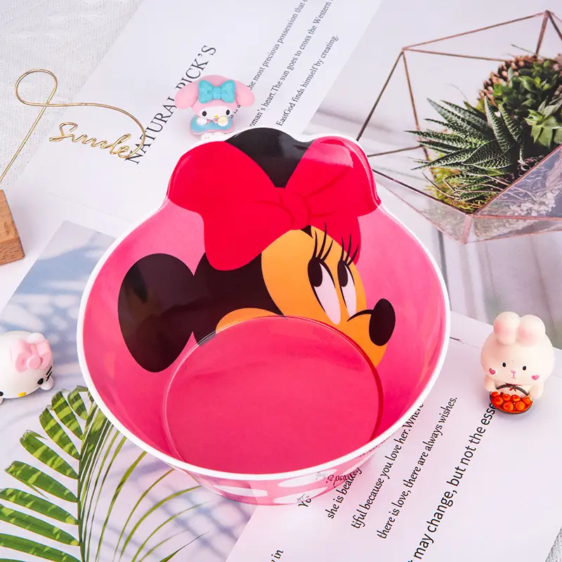 Hello Kitty Melamine Dog Feeding Bowl Pink Cartoon - Image 16