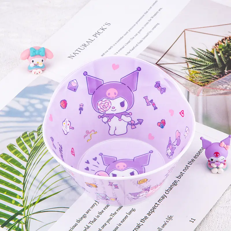 Hello Kitty Melamine Dog Feeding Bowl Pink Cartoon - Image 18