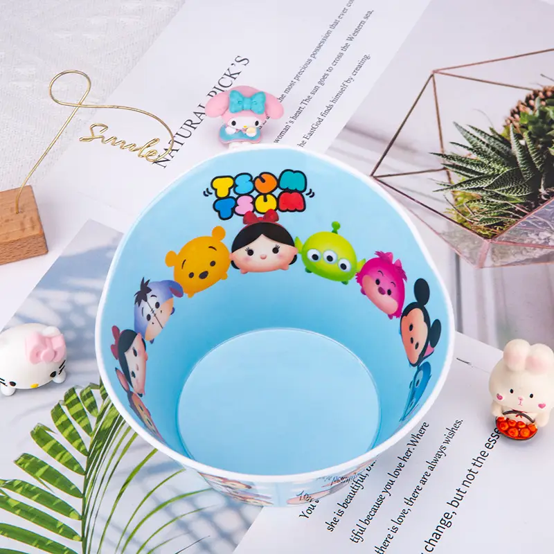 Hello Kitty Melamine Dog Feeding Bowl Pink Cartoon - Image 8