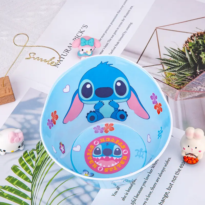 Hello Kitty Melamine Dog Feeding Bowl Pink Cartoon - Image 9