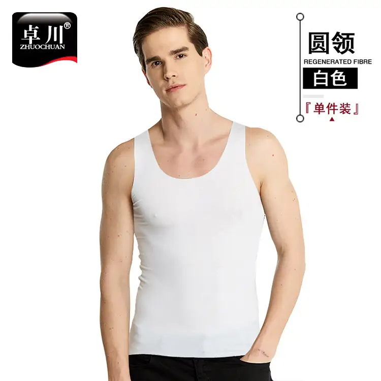 Men's Black Sleeveless Bodybuilding Vest Solid Color - Image 12
