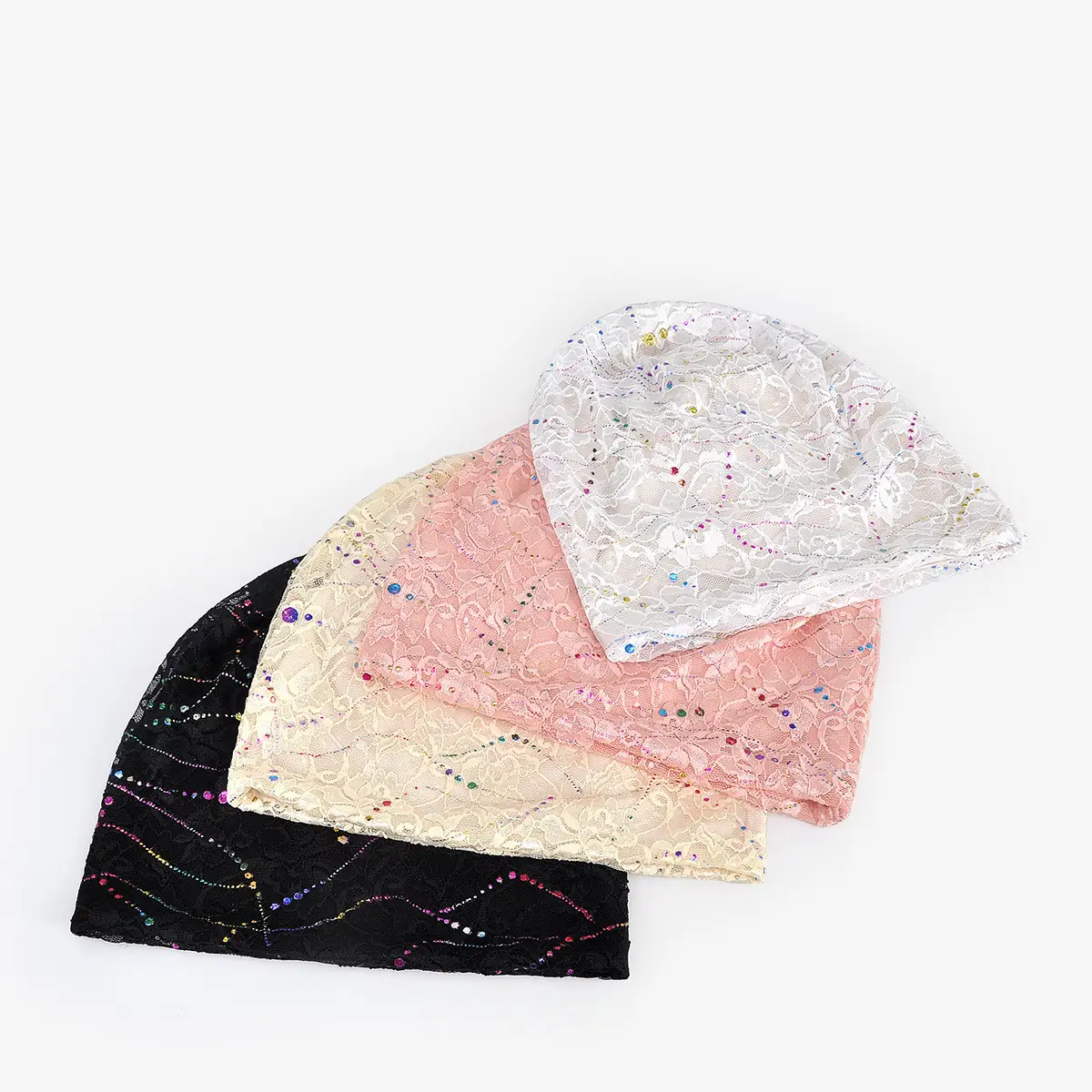 Women's Pink Lace Sunscreen Hat Spring Summer - Image 10