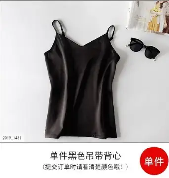 Women's Black V-Neck Sleeveless T-Shirt with Embroidered Lace Trim - Image 23