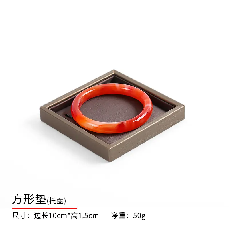 Pearl Necklace & Earrings Display Tray with PU Leather - Image 18