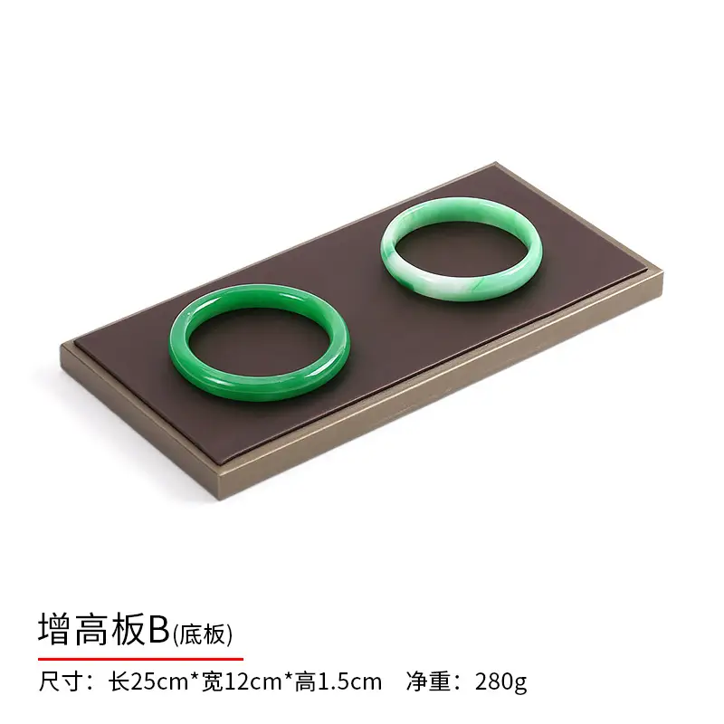 Pearl Necklace & Earrings Display Tray with PU Leather - Image 20
